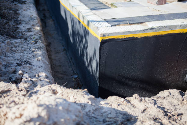 Residential Exterior Waterproofing installation at a Moundville, AL home by SJ Waterproofing Pros